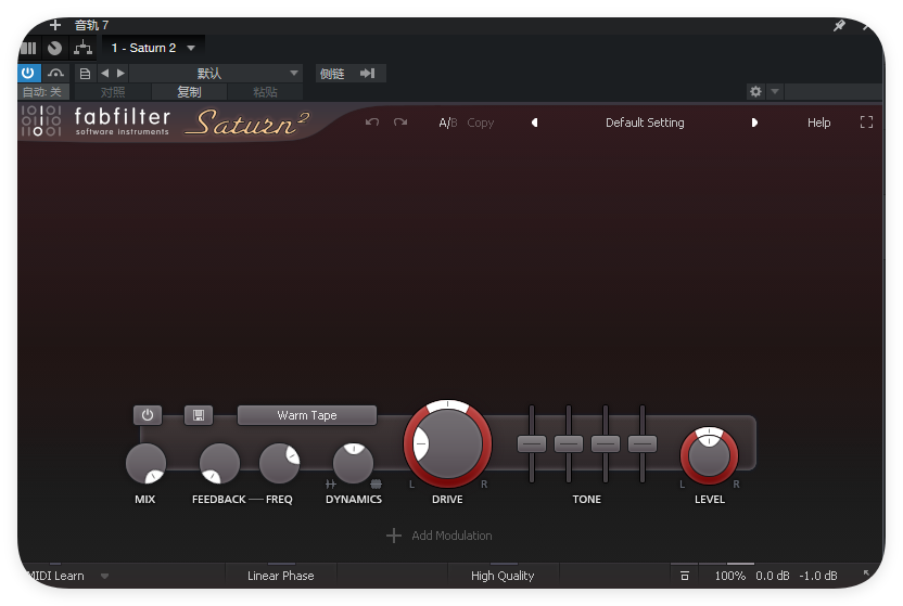 FabFilter Saturn 2_饱和器-酷威宝库