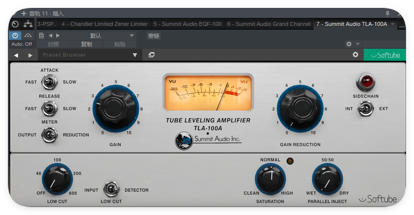Summit Audio TLA-100A_电子管压缩器-酷威宝库